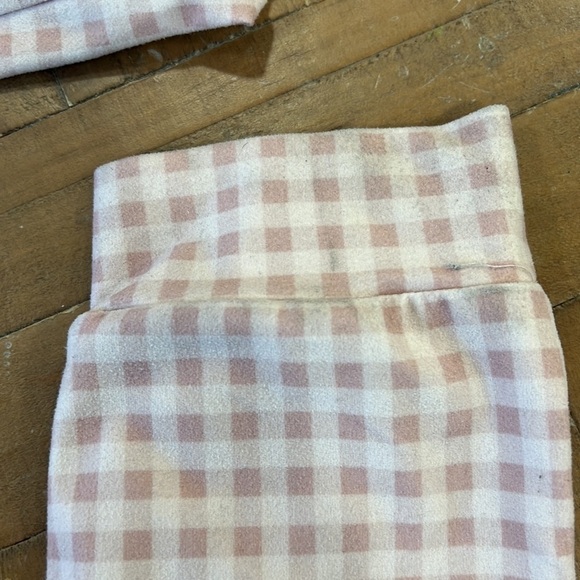 SweetHoney mauve checker one piece dreamer pajamas - Picture 8 of 12